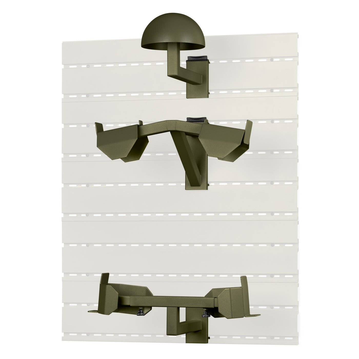 Wall Rack System Attachment - Tactical Gear Rack - Green