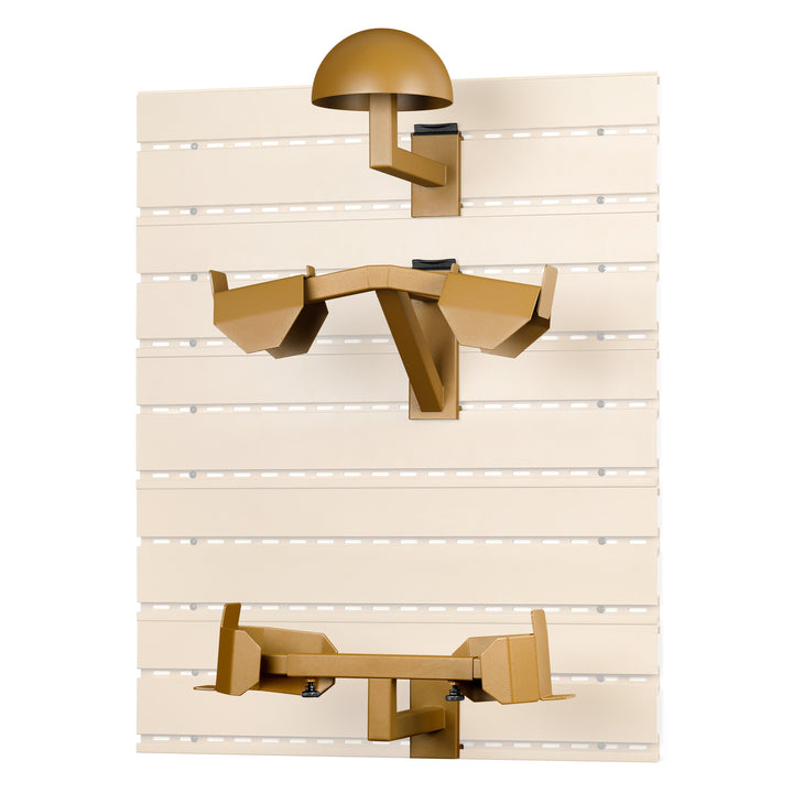 Wall Rack System Attachment - Tactical Gear Rack - Tan#color_ral-8000-tan