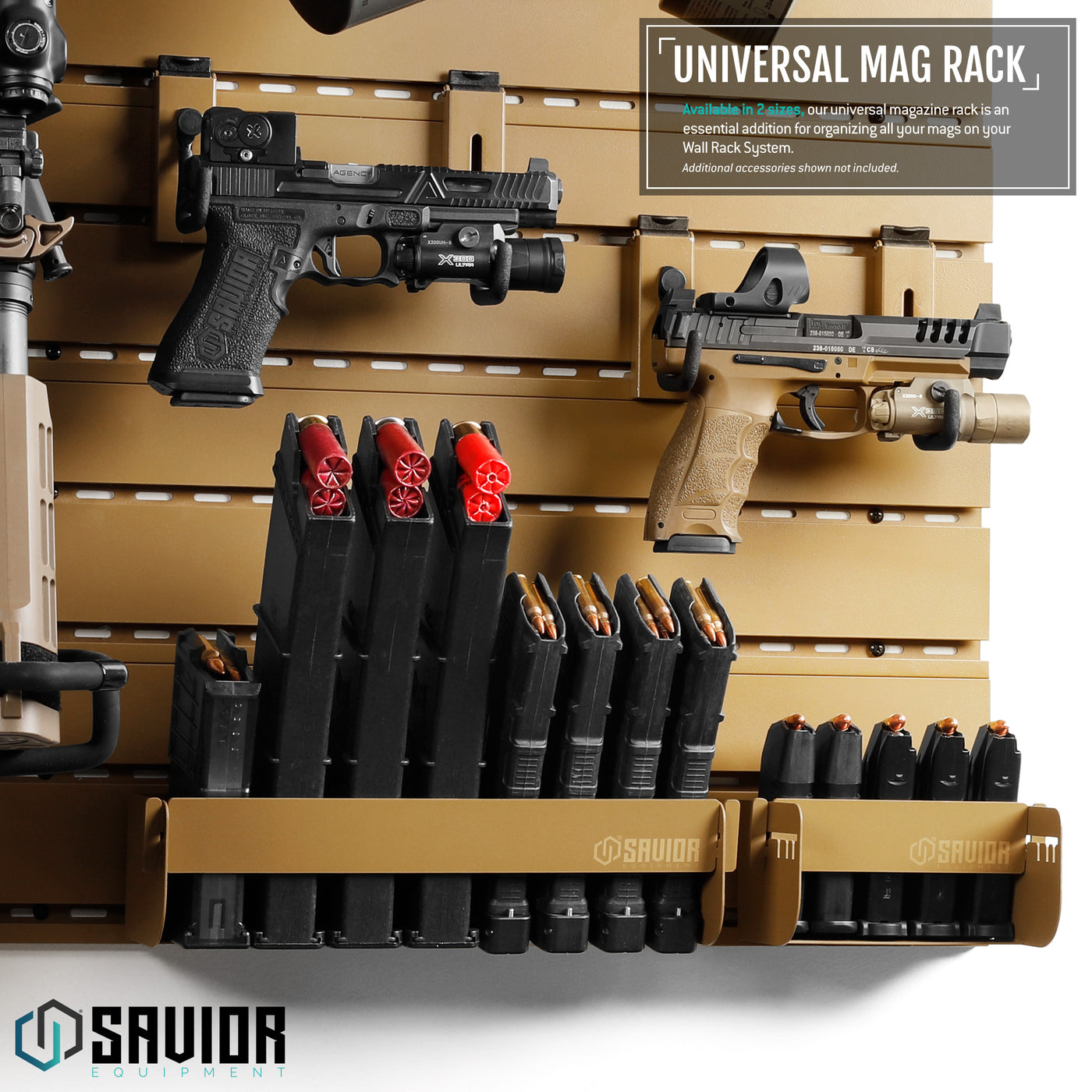 Wall Rack System - Universal Mag Holder – Savior Equipment