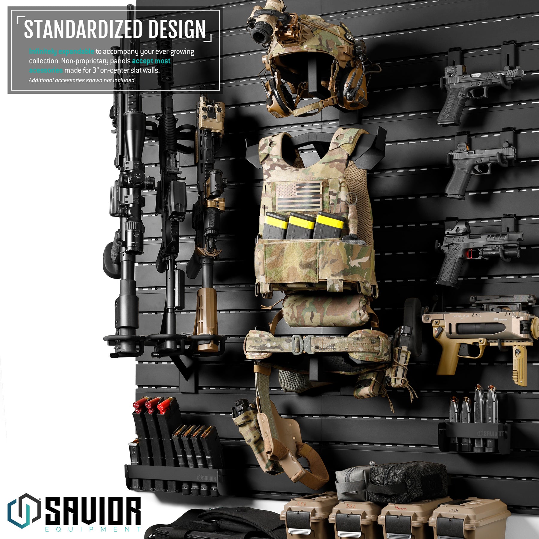 Wall Rack System - Universal Mag Holder – Savior Equipment