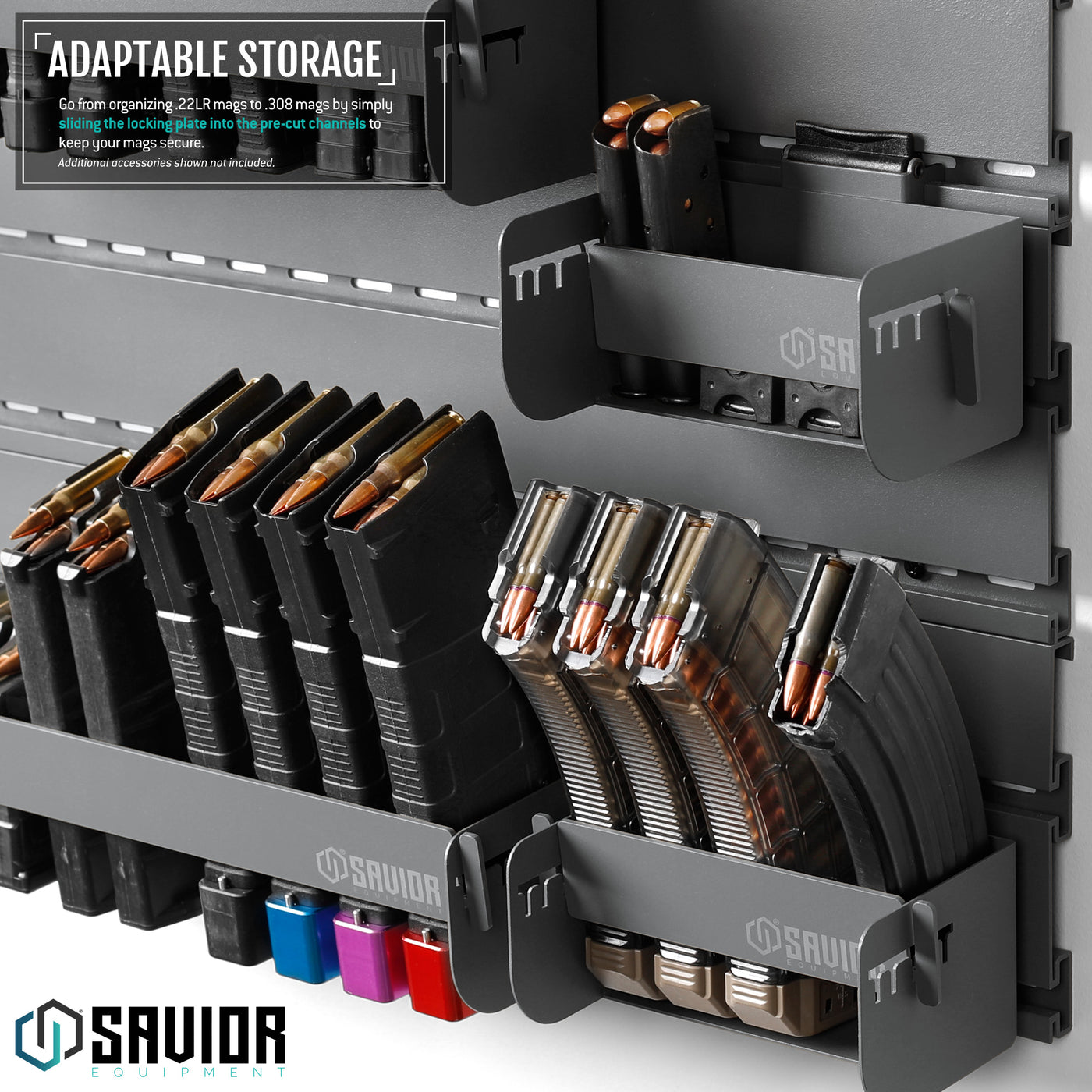 Wall Rack System - Universal Mag Holder – Savior Equipment