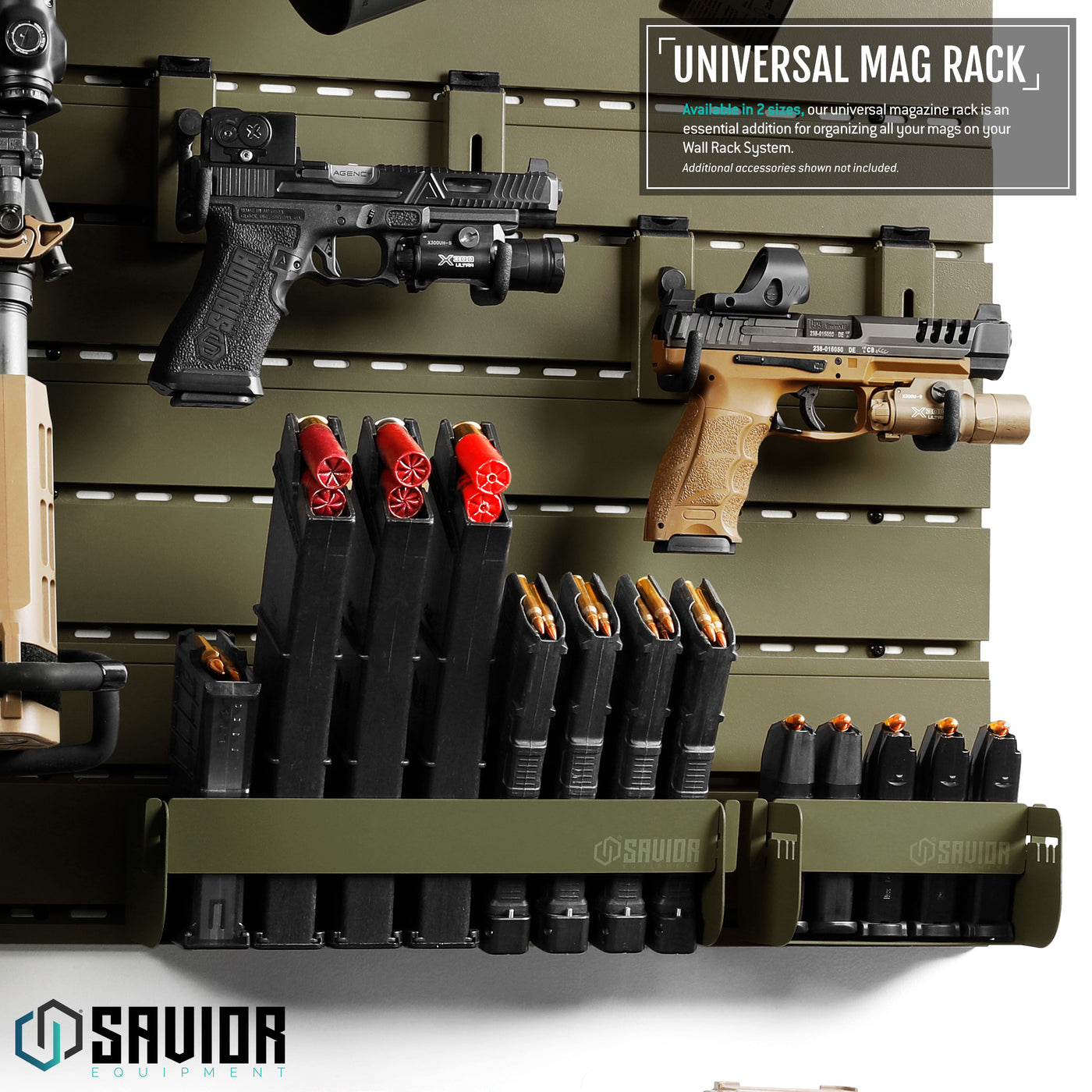 Savior Wall Rack Wall Rack System - Universal Mag Holder – Savior Equipment